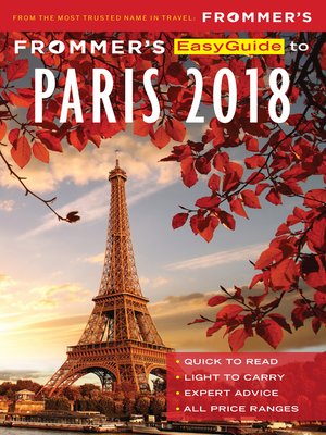 cover image of Frommer's EasyGuide to Paris 2018